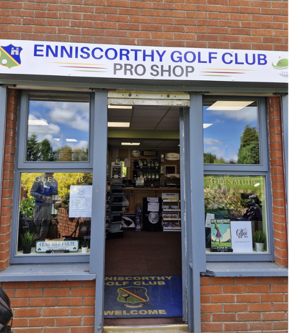 Entrance to Enniscorthy Golf Club Pro Shop